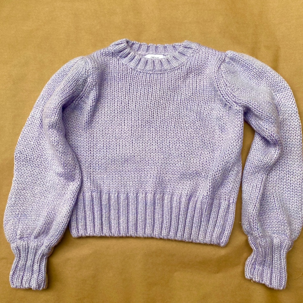 Greylin XS lilac chunky sweater